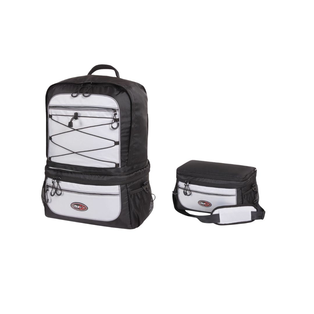 Cabin Go 5565 - Zaino da Cabina bagaglio a mano 55x40x20 Trasformabile in Borsa con Tracolla - Nero