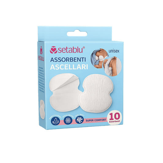 Setablu Assorbenti Ascellari 10 Pezzi super comfort