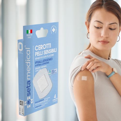 Setablu Cerotti Ipoallergenici Grande formato 4 Cerotti 7,5x10 cm