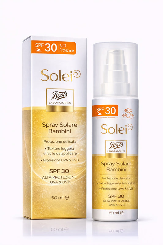 Boots Laboratories Soleil Spray Solare Bambini SPF 30 150 ml