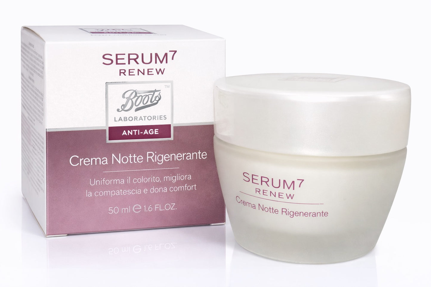 Boots Laboratories Serum 7 Crema Notte Riparatrice 50 ml