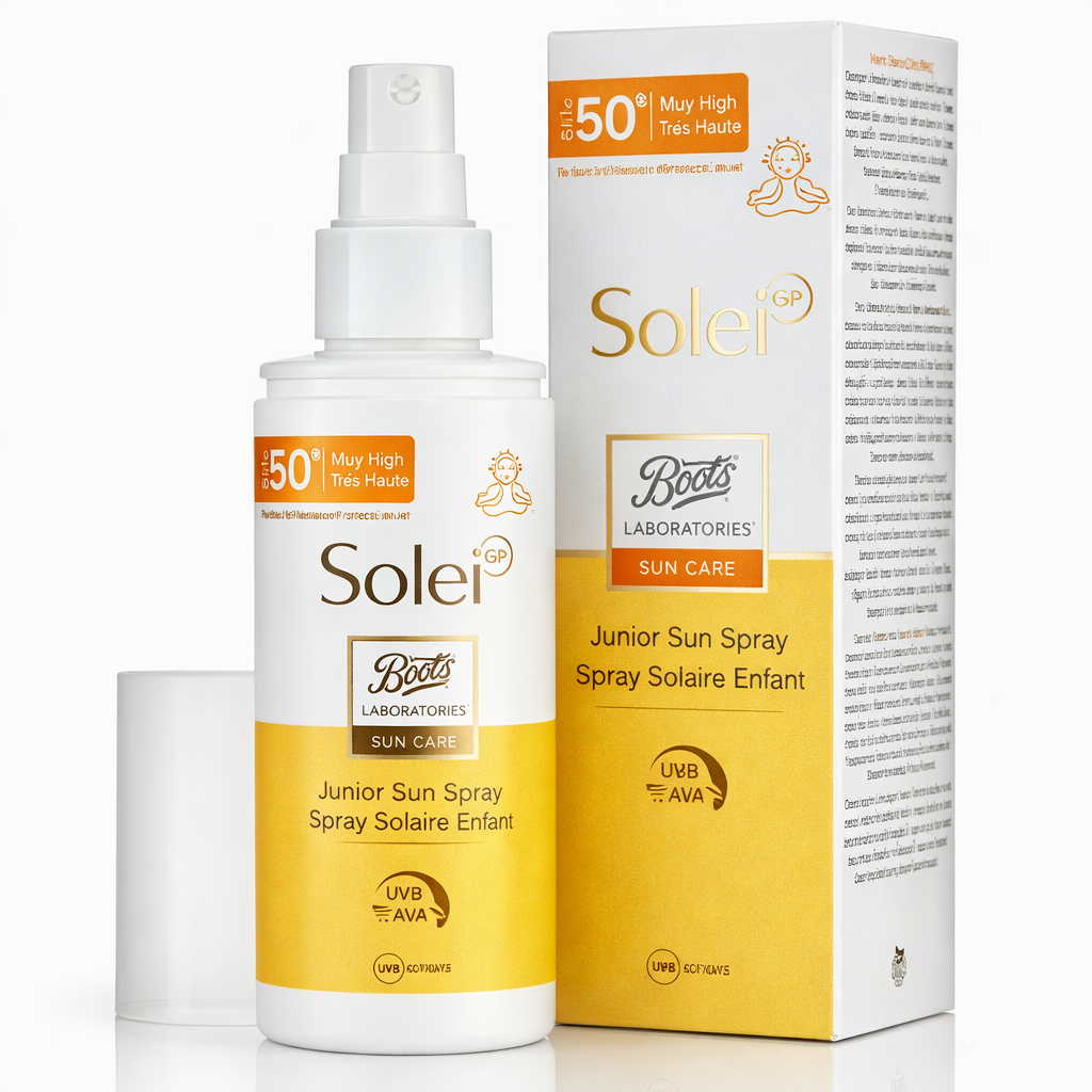 Boots Solei Spray Solare Bambini SPF 50+ Protezione Molto Alta 150 ml