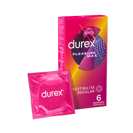 Durex profilattico Pleasure Max 6 pezzi