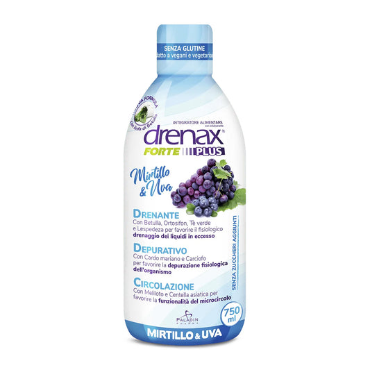 Drenax Forte Integratore Drenante Mirtillo Plus 750 ml