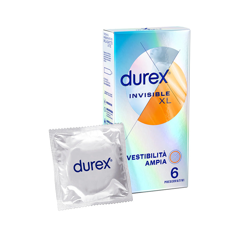 Durex Profilattico XL Invisible 6 pezzi