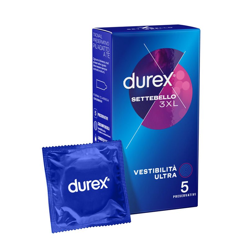 Durex Profilattico Settebello 3XL 5 pezzi