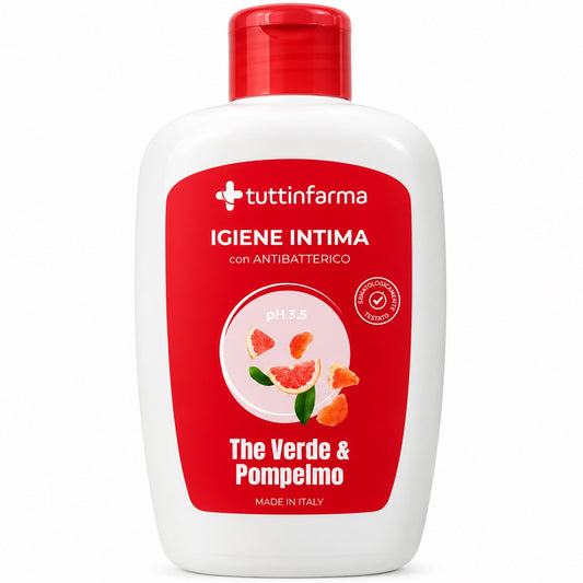 Tuttinfarma Igiene Intima con Antibarettico The Verde e Pompelmo 300 ml