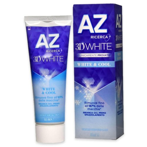 Dentifricio AZ 3D WHITE & COOL  Menta Piperita 65 ml