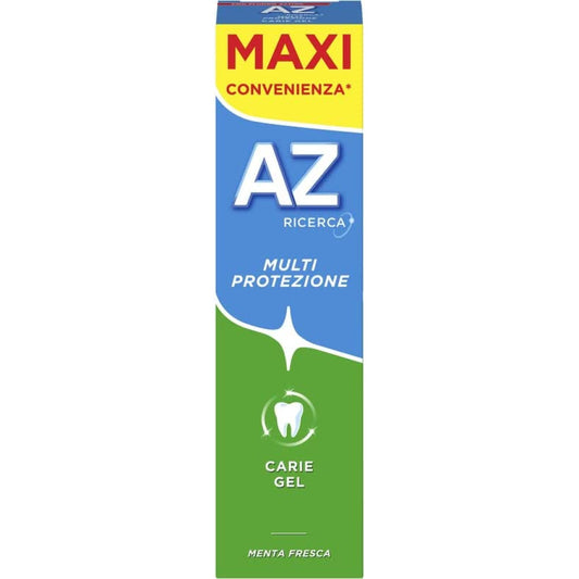 AZ Dentifricio Multi Protezione Carie Gel Menta Fresca 75 + 10 Ml