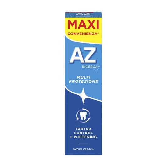 AZ dentifricio multiprotezione Tartar control 75 ml + 10 ml