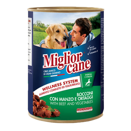 Miglior Cane Bocconcini Manzo Ortaggi 405 g