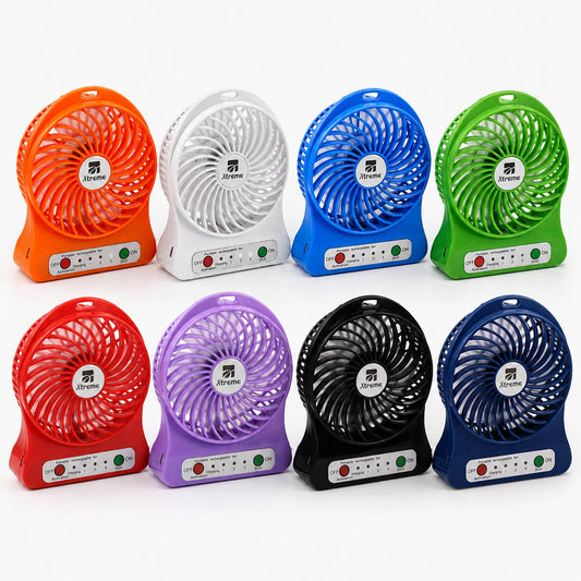 Xtreme Ventilatore da Tavolo Portatile Ricaricabile USB