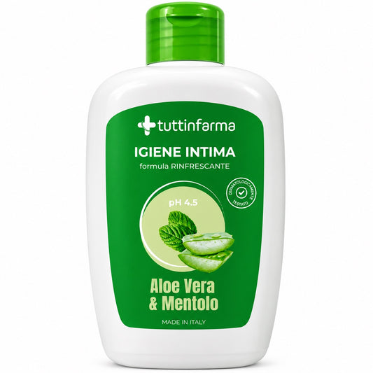 Tuttinfarma Igiene Intima Formula rinfrescante Aloe Vera e Mentolo 300 ml
