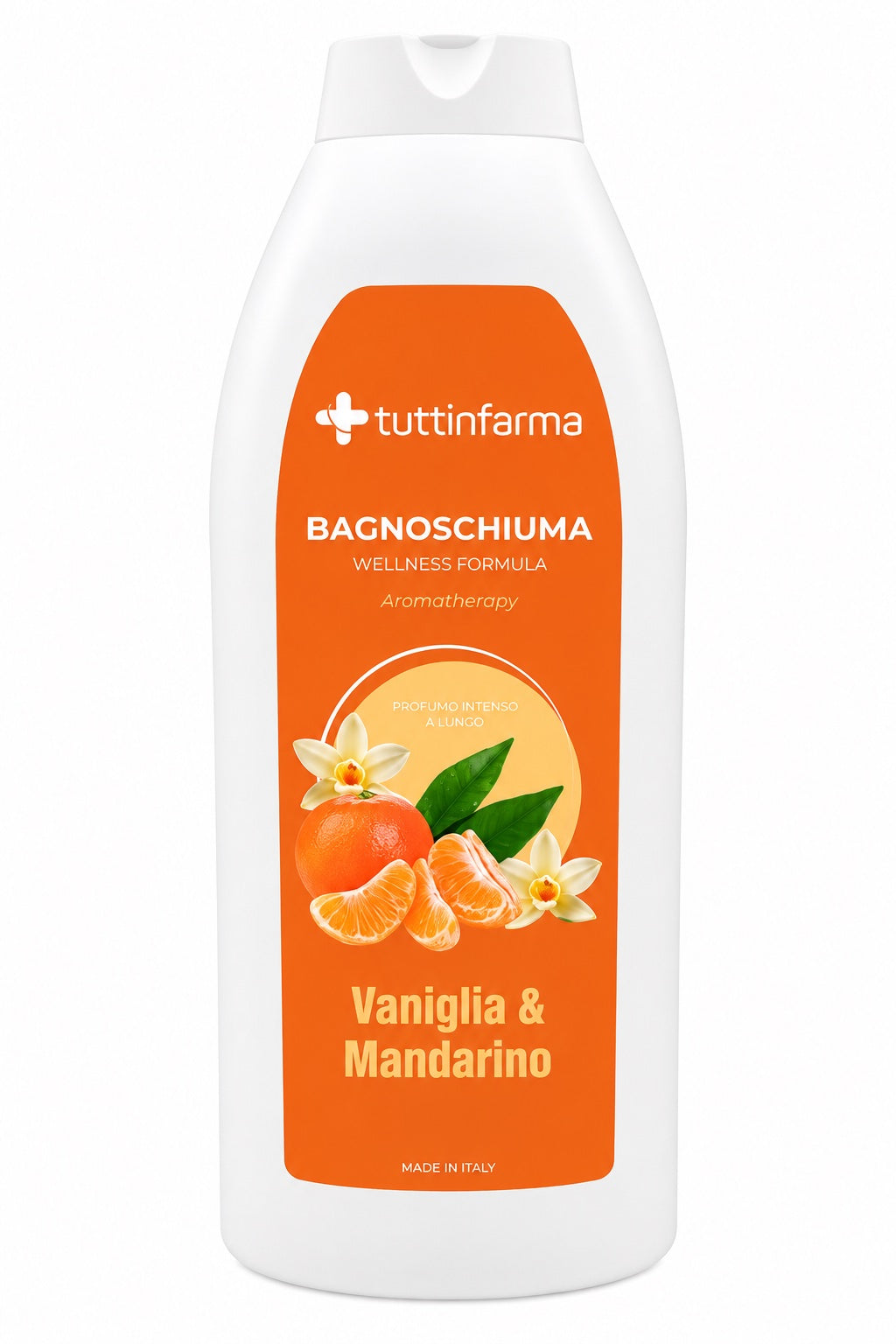 Tuttinfarma Bagnoschiuma Vaniglia e Mandarino 750 ml