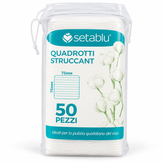 Setablu Quadrotti Struccanti 50pz