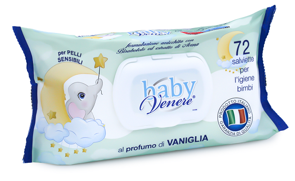 Dermacotone Salviettine 72 Baby Venere Fragranza Vaniglia