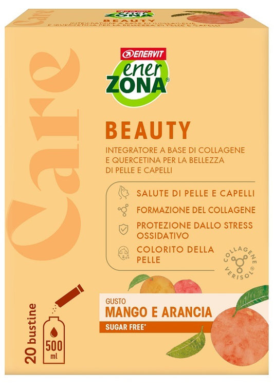 Enerzona Care Beauty Mango e Arancia Integratore di Collagene 20 Bustine