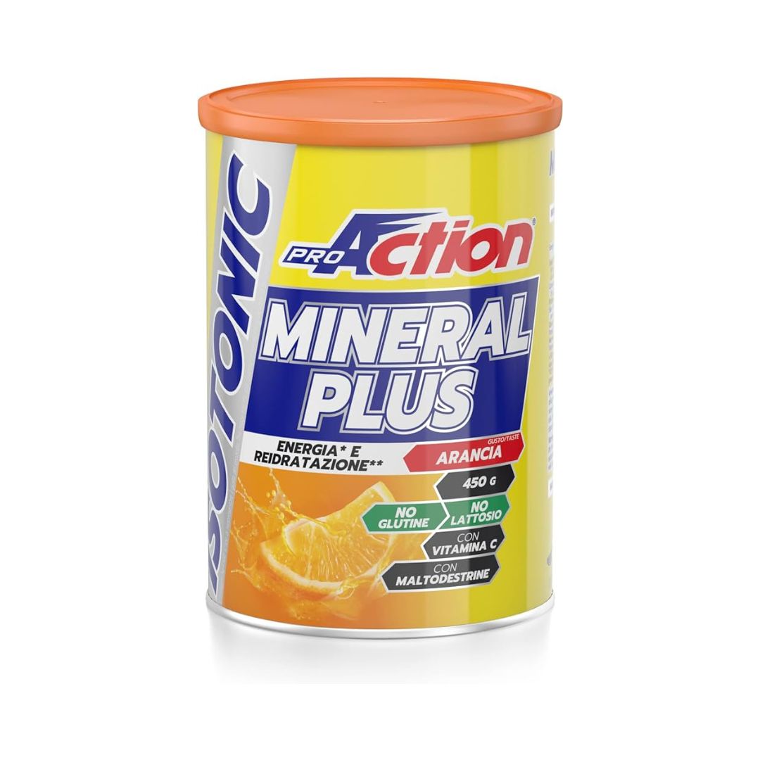 ProAction Integratore di Sali Minerali Isotonic Mineral Plus Arancia 450g