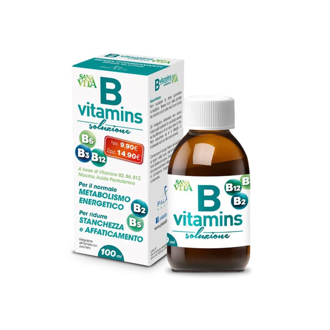 Paladin Pharma Sanavita B-Vitamins Vitamina B 30 Compresse