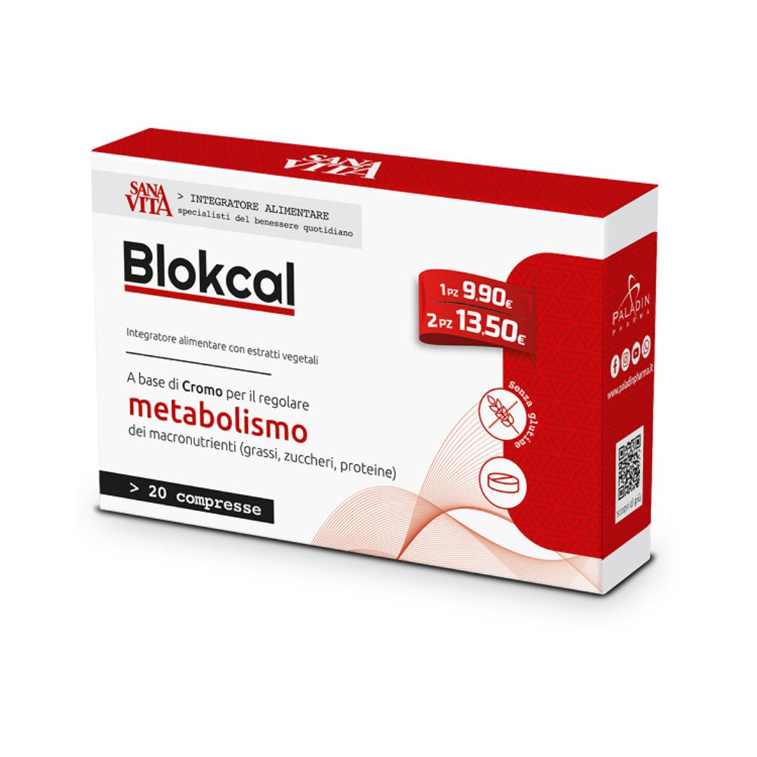 Paladin Pharma Sanavita Blokcal 20 Compresse