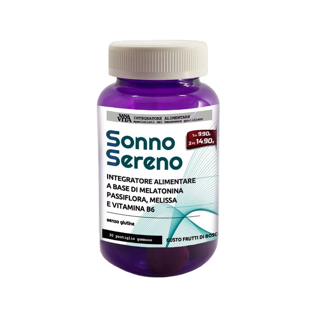 Paladin Pharma Sanavita Sonno Sereno 30 Pastiglie Gommose