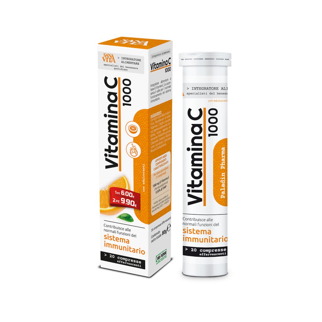 Sanavita Vitamina C 20 Compresse Effervescenti