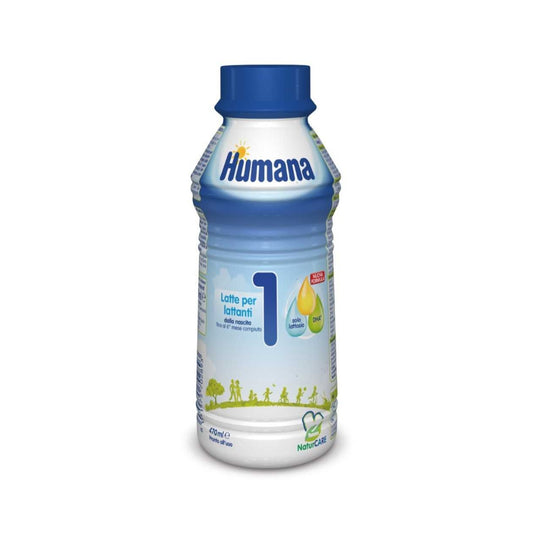 Humana 1 Latte Liquido per Lattanti - Bottiglia da 470ml