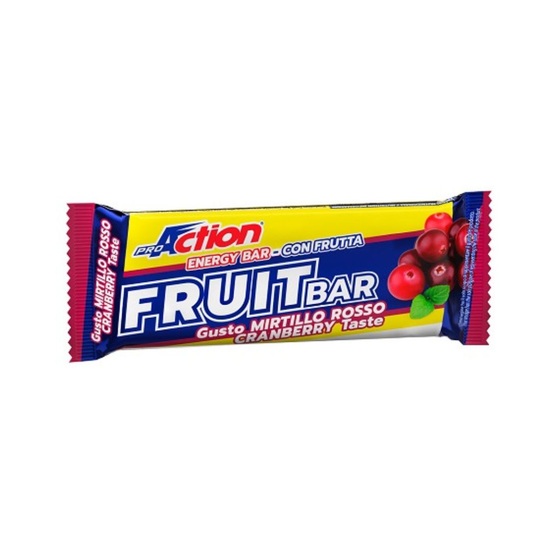 ProAction Barretta Energetica Fruit Bar Mirtillo Rosso 40g