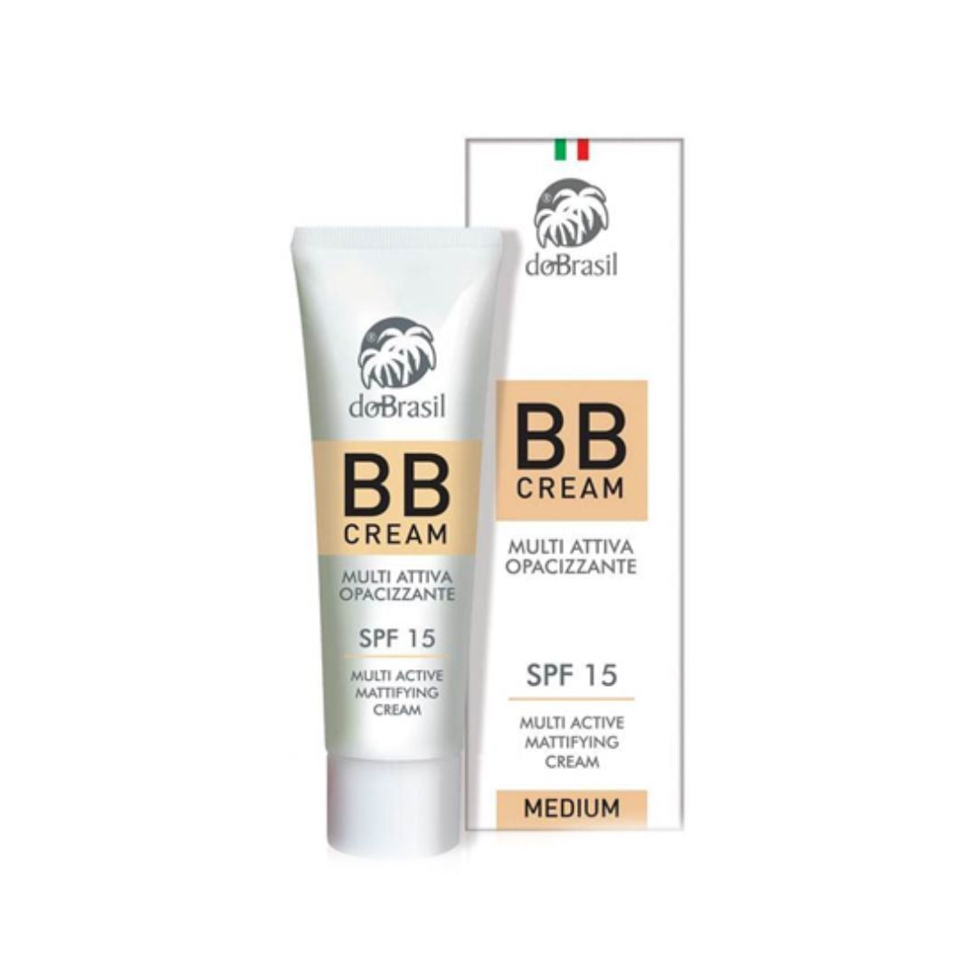 doBrasil Crema Viso Multi Attiva Opacizzante Medium BB 30ml