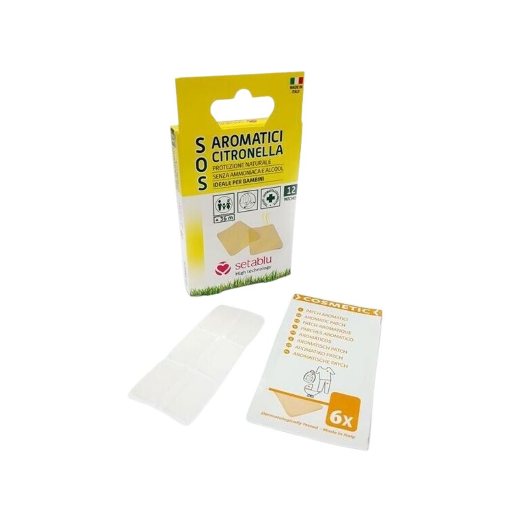 SetaBlu Patches Aromatici Citronella Cerotti 12 pz.