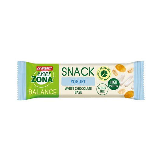 Enervit Enerzona Barretta Snack Yogurt con Cioccolato Bianco 25g