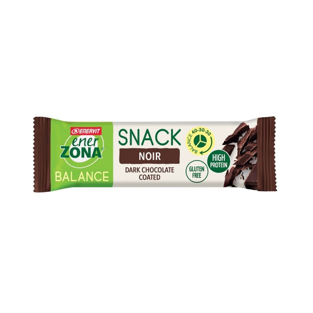 Enervit Enerzona Barretta Snack Noir Cioccolato Fondente 33g