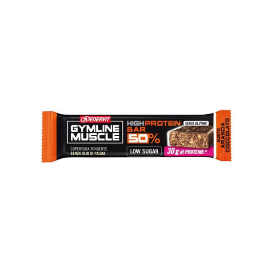 Enervit Gymline Muscle Barretta Proteica 50% Arancia e Cioccolato 60g