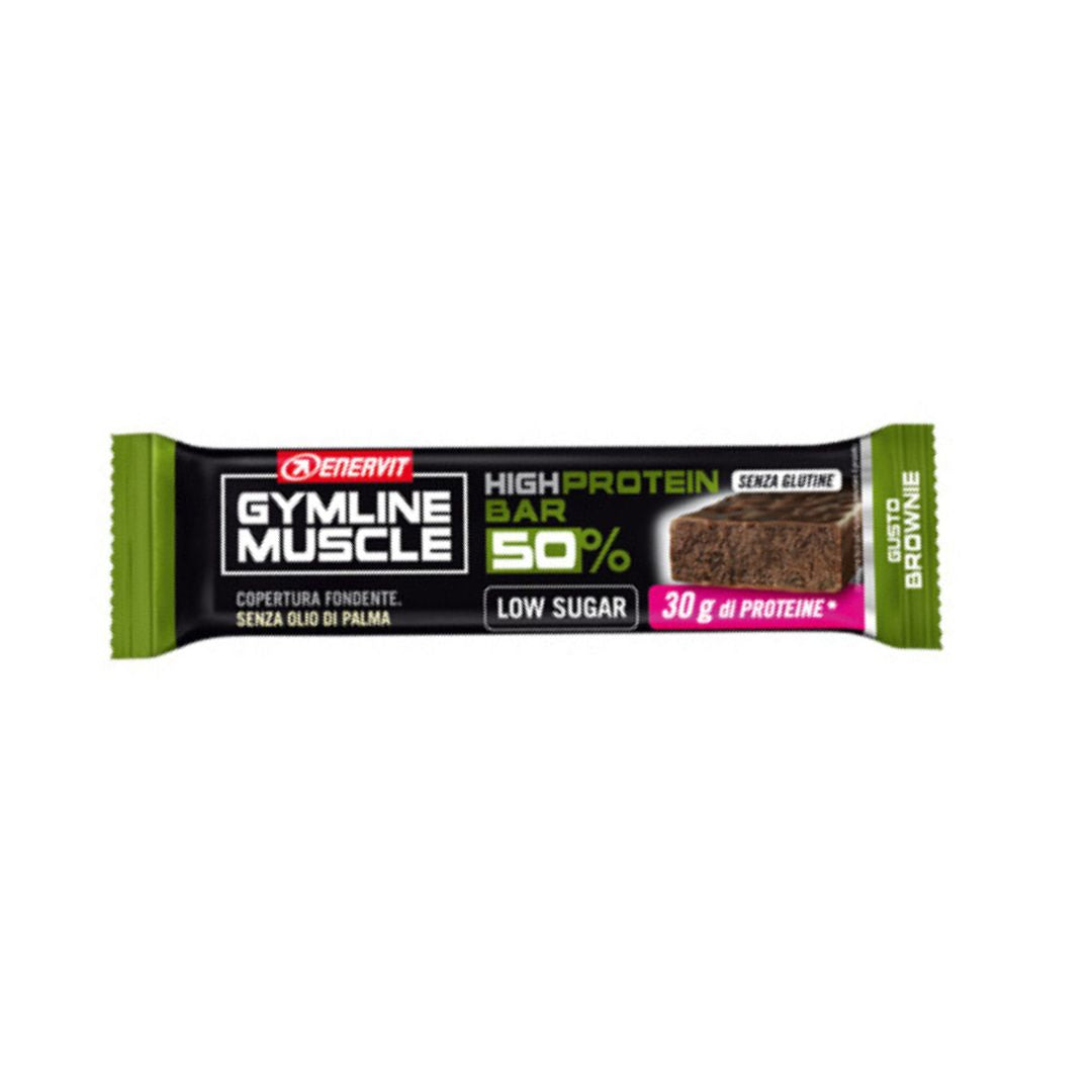 Enervit Gymline Muscle Barretta Proteica 50% Brownie 60g