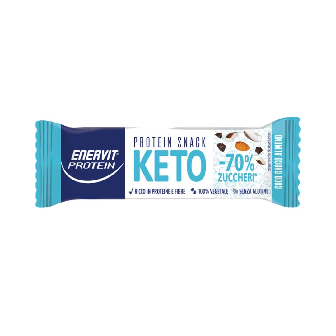 Enervit Barretta Protein Snack Keto Cocco Choco Mandorla 35g