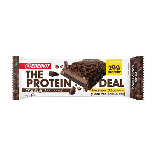 Enervit The Protein Deal Barretta Proteica gusto Double Choco Storm 55