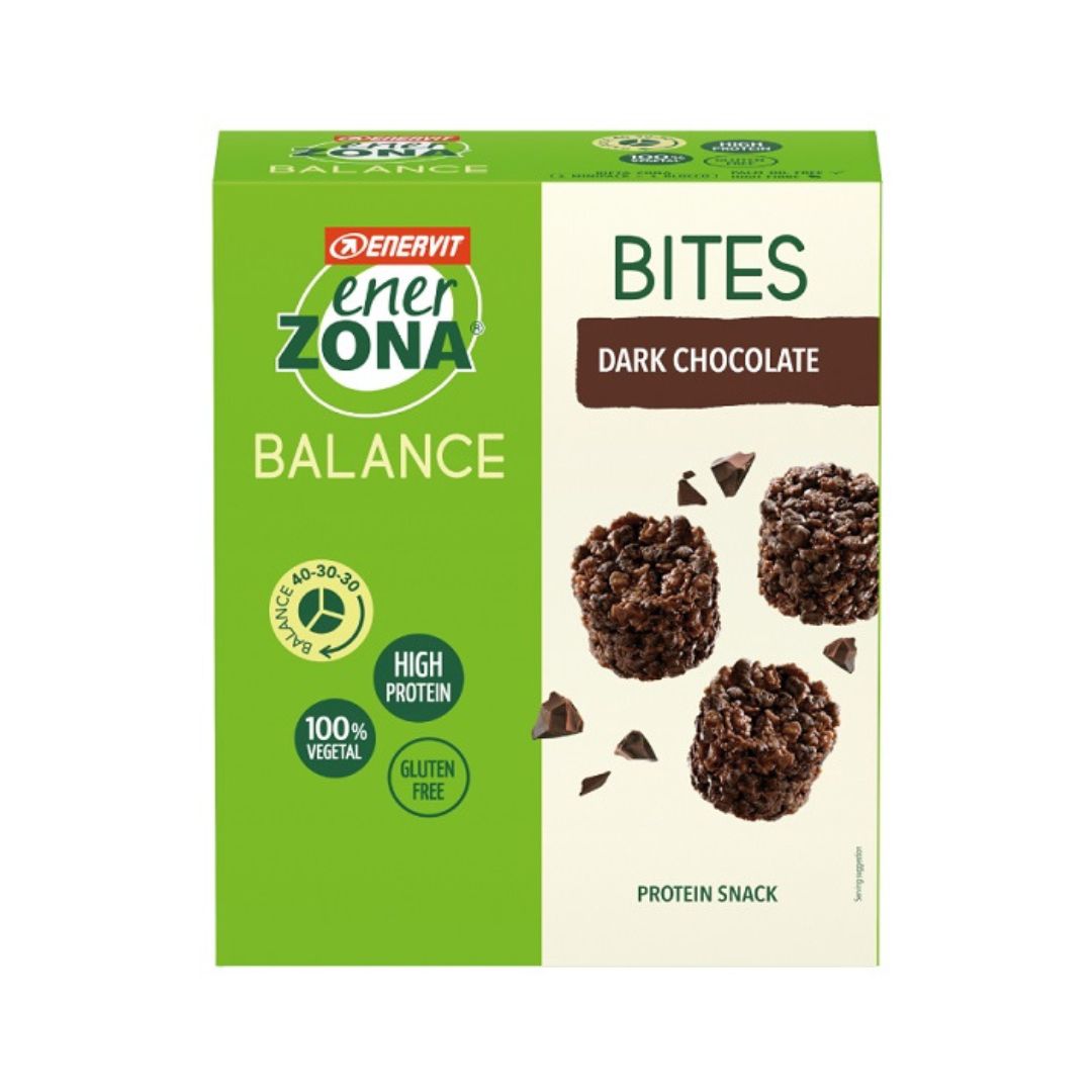 Enervit Enerzona Bites Snack Proteici Dark Chocolate 5 pezzi