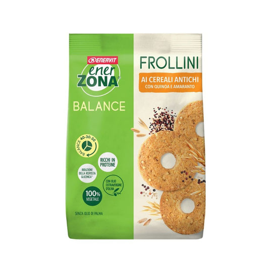 Enervit Enerzona Frollini Proteici ai Cereali Antichi con Quinoa e Amaranto 250g