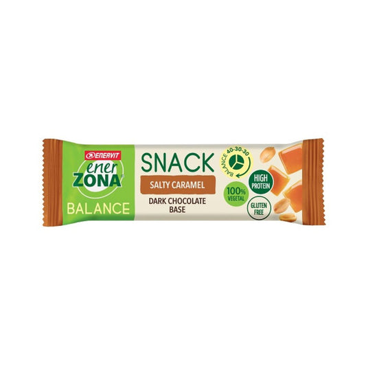 Enervit Enerzona Barretta Proteica Snack Caramello Salato e Cioccolato fond. 27g