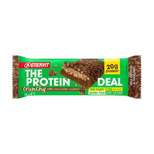 Enervit The Protein Deal Barretta Proteica Gusto Cioccolato e Nocciola 55g