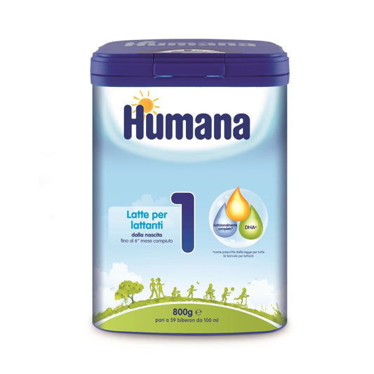 Humana 1 Latte In Polvere per Lattanti Confezione 800g