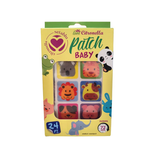 Setablu Patch Baby Citronella Antizanzare 72 h confezione da 24 pezzi.