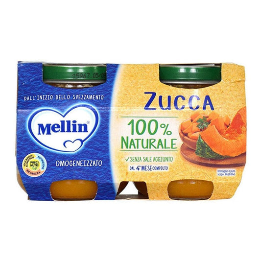 Mellin Omogeneizzato Zucca 100% Naturale 2x125g