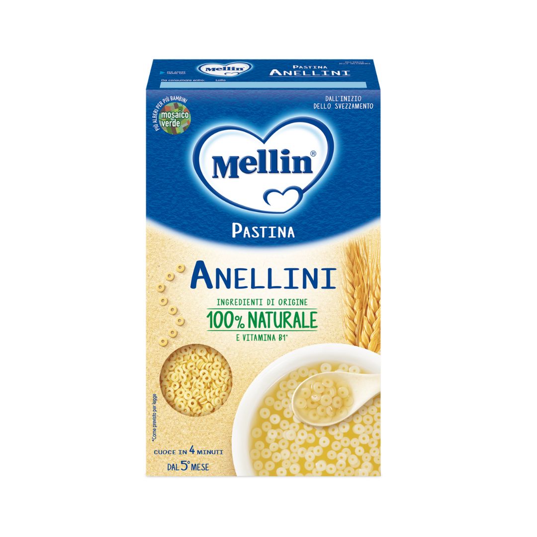 Mellin Pastina 100% Naturale Anellini 500g