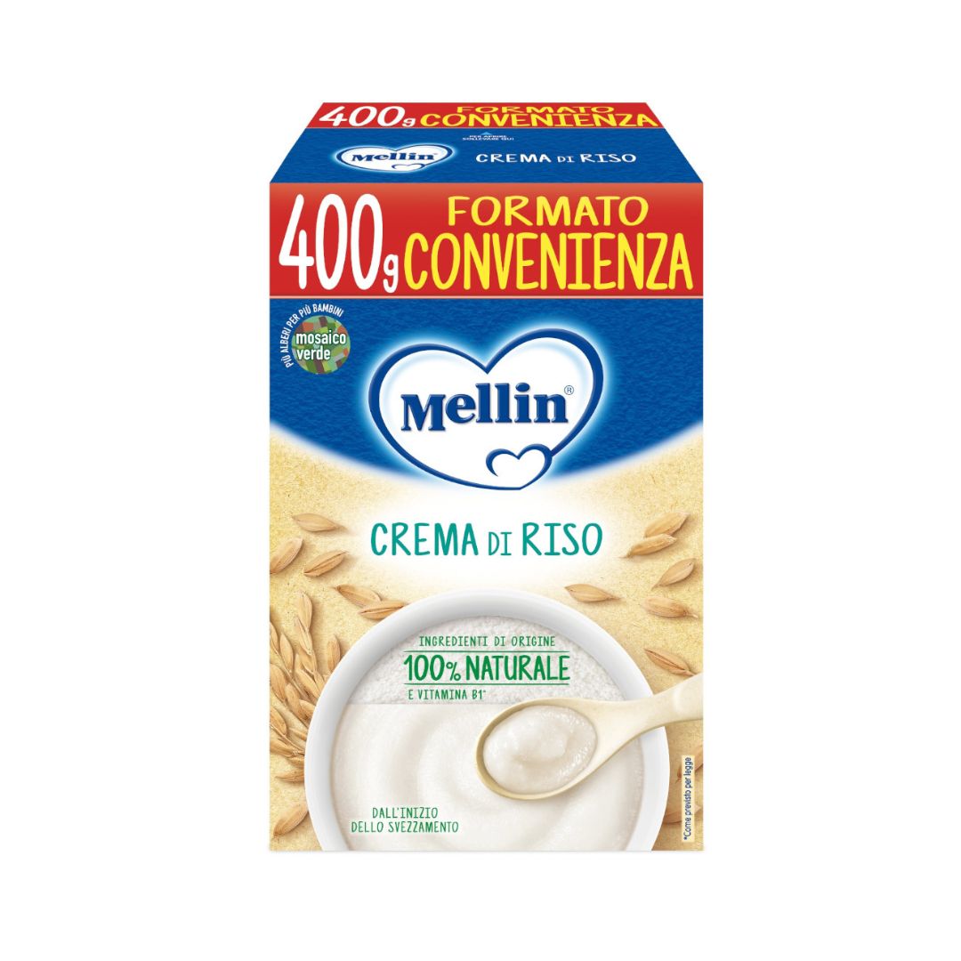 Mellin 100% Naturale Crema di Riso 400g