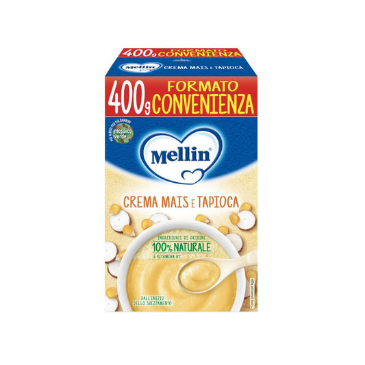 Mellin 100% Naturale Crema Mais e Tapioca 400g