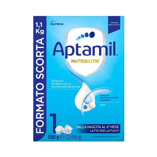 Aptamil Nutribiotik Latte per Lattanti 1 confezione 1,1 Kg