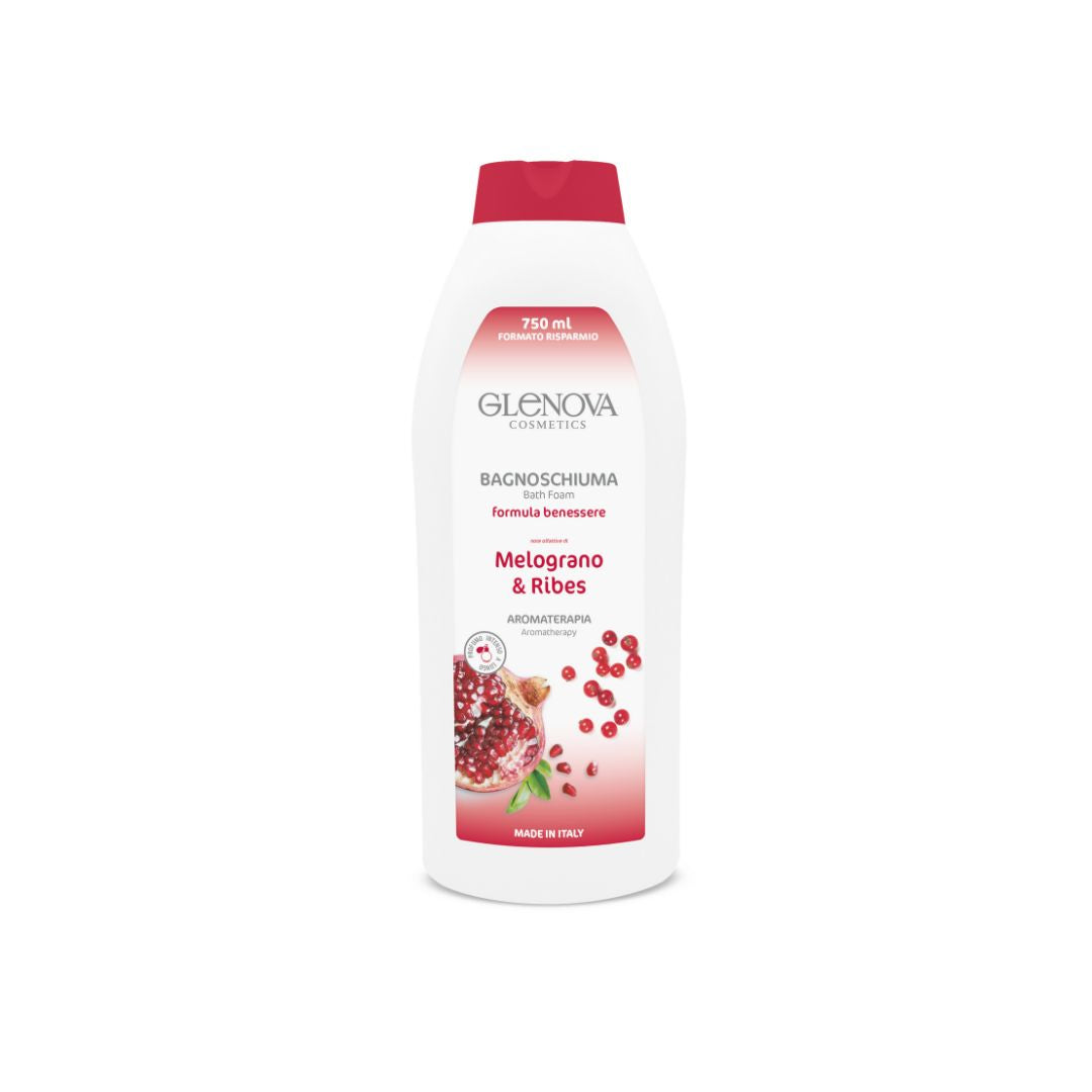 Glenova Bagnoschiuma Formula Benessere Melograno & Ribes 750ml