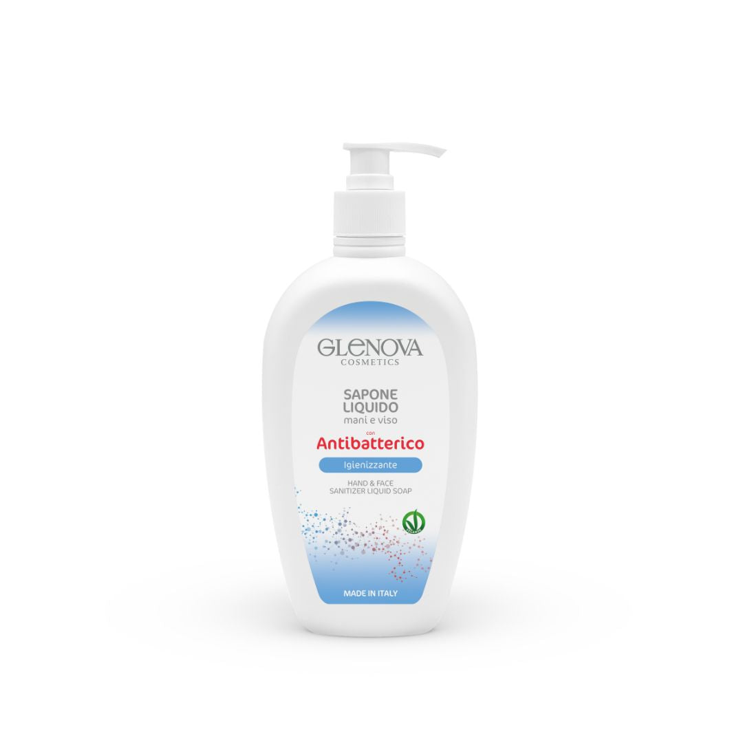 Glenova Sapone Liquido Mani e Viso Antibatterico 500ml