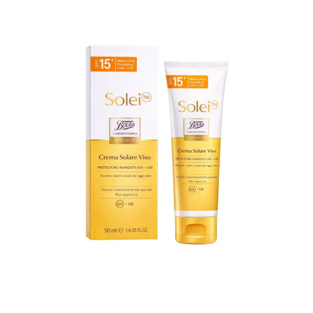 Boots Solei Crema Facciale Solare SPF15 da 50 ml